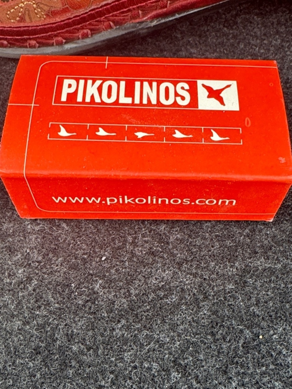 PIKOLINOS Red Floral Cutout Spanish Leather Sandals, Women’s Sz 42, Like New - Picture 5 of 11